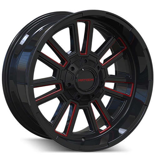 Mayhem Apollo 8115 Black W/ Prism Red - Part Number 8115-2152BTR Mayhem Apollo 8115 Black W/ Prism Red Photo