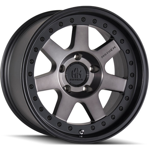 Mayhem Prodigy 8300 Matte Black W/ Dark Tint Face - Part Number 8300-7936TM Mayhem Prodigy 8300 Matte Black W/ Dark Tint Face Photo