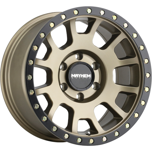 Mayhem Scout 8302 Matte Gold W/ Matte Black Lip - Part Number 8302-8970MGD Mayhem Scout 8302 Matte Gold W/ Matte Black Lip Photo