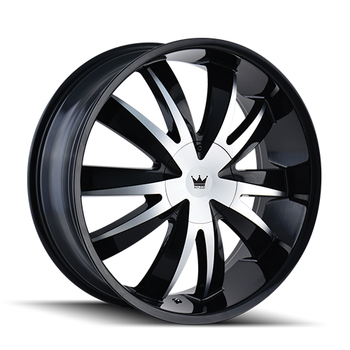 Mazzi Edge 337 Gloss Black W/ Machined Face - Part Number 337-22818B Mazzi Edge 337 Gloss Black W/ Machined Face Photo