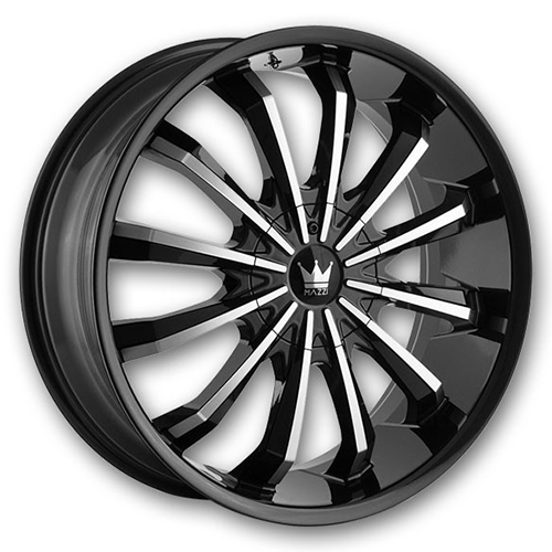 Mazzi Fusion 341 Gloss Black W/ Machined Face - Part Number 341-22952B Mazzi Fusion 341 Gloss Black W/ Machined Face Photo
