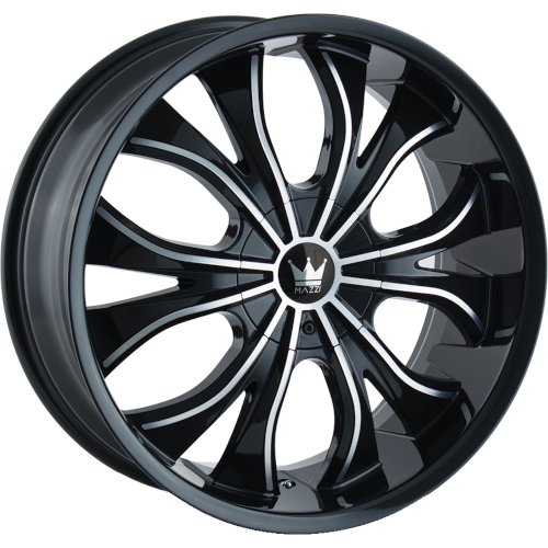 Mazzi Hustler 342 Black W/ Machined Face - Part Number 342-8714B Mazzi Hustler 342 Black W/ Machined Face Photo