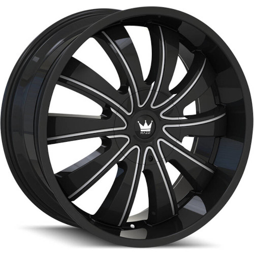 Mazzi Rolla 374 Matte Black W/ Machined Dark Tint - Part Number 374-22988TM Mazzi Rolla 374 Matte Black W/ Machined Dark Tint Photo