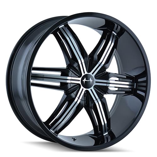 Mazzi Rush 792 Gloss Black W/ Machined Face Photo