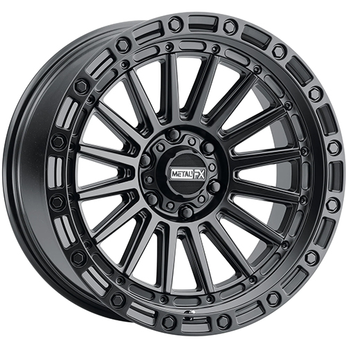 Metal FX Offroad Rogue Satin Black W/ Simulated Beadlock - Part Number 78402 Metal FX Offroad Rogue Satin Black W/ Simulated Beadlock Photo