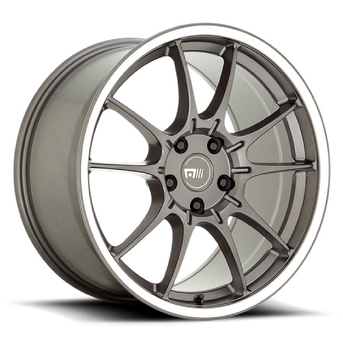 Motegi Racing MR152 SS5 Gunmetal W/ Machined Lip - Part Number MR15298551530 Motegi Racing MR152 SS5 Gunmetal W/ Machined Lip Photo