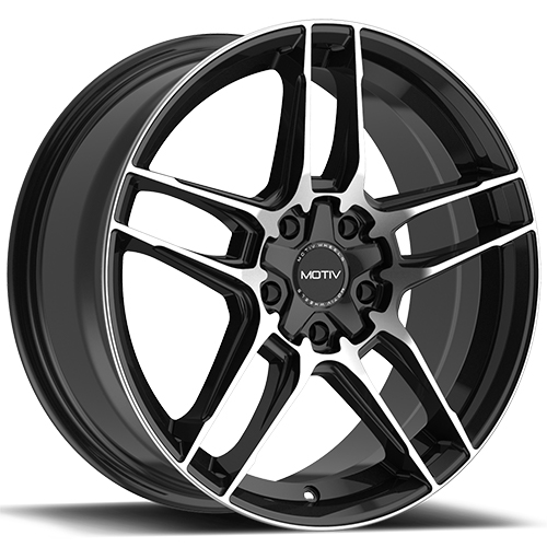 Motiv Matic 434 Gloss Black W/ Machined Spokes Photo