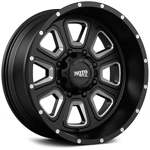 Moto Metal MO972 Gloss Black W/ Milled Spokes - Part Number MO97221063324N Moto Metal MO972 Gloss Black W/ Milled Spokes Photo