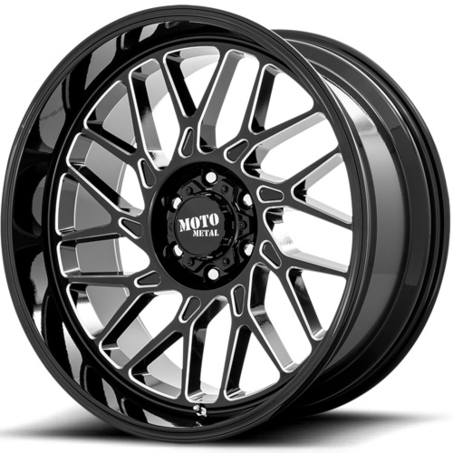 Moto Metal MO805 Gloss Black Milled - Part Number MO80521080318N Moto Metal MO805 Gloss Black Milled Photo