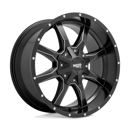 Moto Metal MO970 Satin Black W/ Milled Spokes - Part Number MO97067016942A Moto Metal MO970 Satin Black W/ Milled Spokes Photo