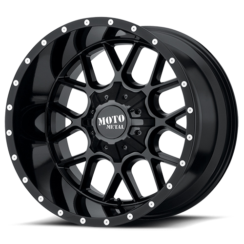 Moto Metal MO986 Gloss Black - Part Number MO986212673A44N Moto Metal MO986 Gloss Black Photo