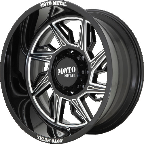 Moto Metal MO997 Hurricane Gloss Black Milled Right - Part Number MO99721080318NR Moto Metal MO997 Hurricane Gloss Black Milled Right Photo