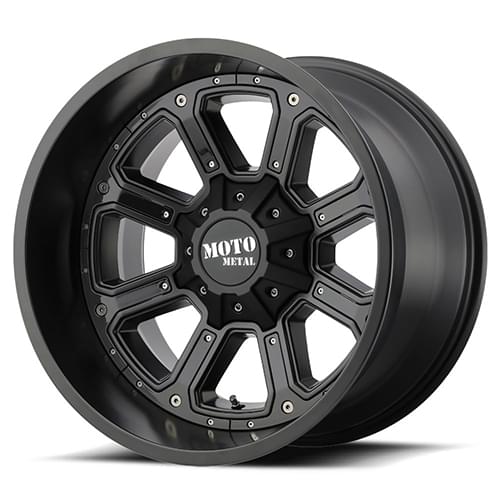 Moto Metal MO984 Matte Black W/ Gloss Black Inserts - Part Number MO98489067712N Moto Metal MO984 Matte Black W/ Gloss Black Inserts Photo