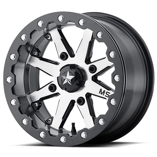 MSA Offroad UTV M21 Lok Gray W/ Machined Face Beadlock - Part Number M21-04737 MSA Offroad UTV M21 Lok Gray W/ Machined Face Beadlock Photo