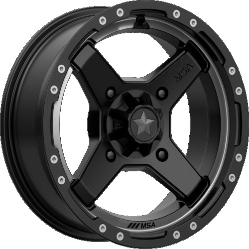 MSA Offroad UTV M39 Cross Satin Black W/ Titanium Tint - Part Number M39-06737 MSA Offroad UTV M39 Cross Satin Black W/ Titanium Tint Photo