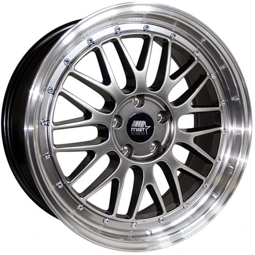 MST LeMan MT23 Hyper Black W/ Machined Lip - Part Number 23-99565-35-HBLL MST LeMan MT23 Hyper Black W/ Machined Lip Photo