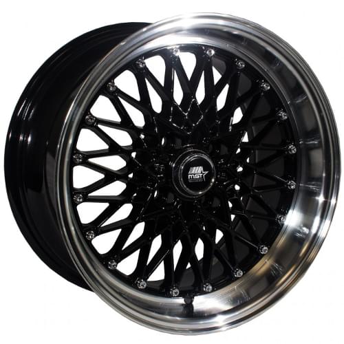 MST MT16 Black W/ Machined Lip - Part Number 16-7965-20-BLKL MST MT16 Black W/ Machined Lip Photo