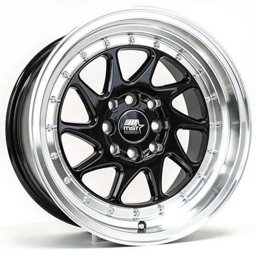 MST MT28 Black W/ Machined Lip - Part Number 28-5816-20-BLKL MST MT28 Black W/ Machined Lip Photo