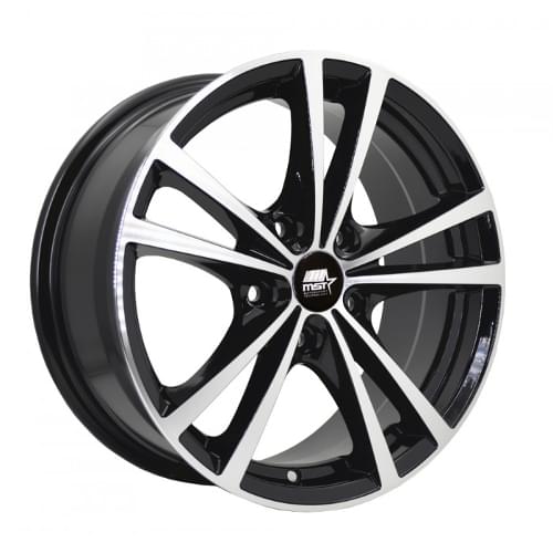 MST Saber 8014 Gloss Black W/ Machined Face - Part Number 8014-6765 MST Saber 8014 Gloss Black W/ Machined Face Photo