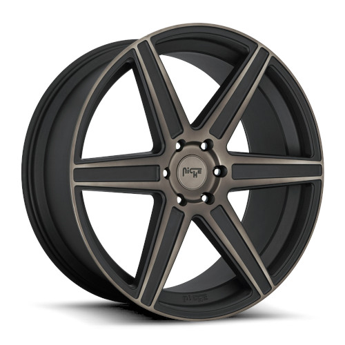 Niche Carina M236 Black W Dark Tint - Part Number M236229556+30 Niche Carina M236 Black W Dark Tint Photo