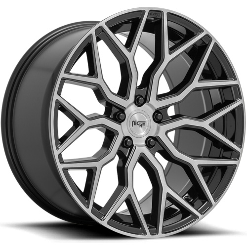Niche Mazzanti M262 Gloss Black Brushed Face - Part Number M262199521+35 Niche Mazzanti M262 Gloss Black Brushed Face Photo