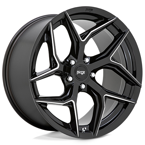 Niche M266 Torsion Gloss Black Milled - Part Number M2662090F8+25 Niche M266 Torsion Gloss Black Milled Photo