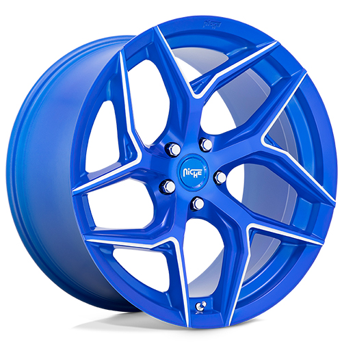 Niche M268 Torsion Anodized Blue Milled - Part Number M268200521+35 Niche M268 Torsion Anodized Blue Milled Photo