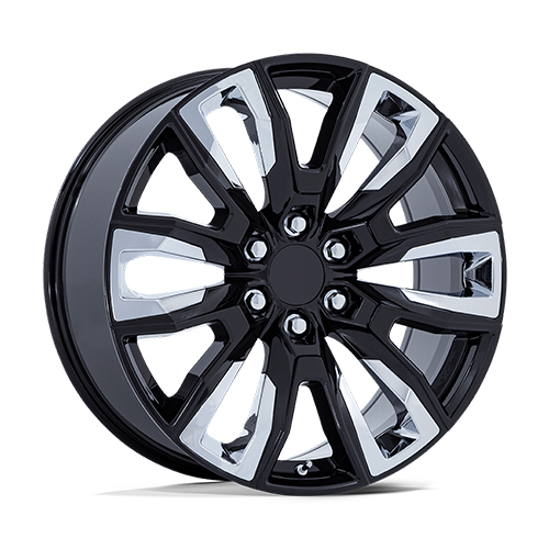 OE Performance PR225 Gloss Black With Chrome Accents - Part Number PR225BP22906128 OE Performance PR225 Gloss Black With Chrome Accents Photo