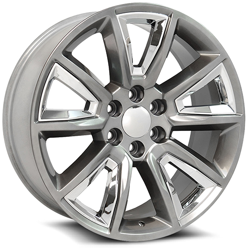 OE Revolution C-08 Silver With Chrome Inserts - Part Number C08-2410655+31SCIS OE Revolution C-08 Silver With Chrome Inserts Photo