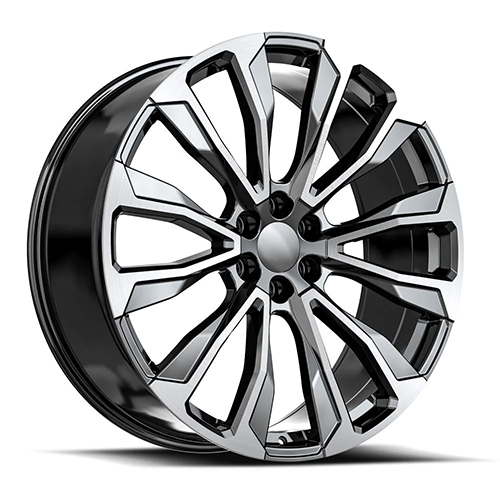 OE Revolution G-31 Gloss Black Machined - Part Number G31-2295031BM OE Revolution G-31 Gloss Black Machined Photo