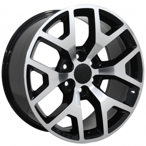 OE Revolution G-04 Gloss Black Machined - Part Number G04-3010655+31GBM OE Revolution G-04 Gloss Black Machined Photo
