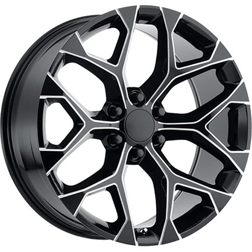 OE Revolution G-09 Gloss Black Milled - Part Number G09-2610655+24GBML OE Revolution G-09 Gloss Black Milled Photo