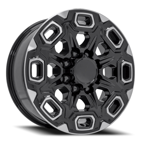 OE Wheels Cv64A Black Machined