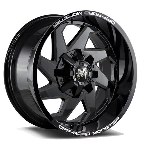 Off-Road Monster M09 Gloss Black - Part Number M090607N12GB Off-Road Monster M09 Gloss Black Photo