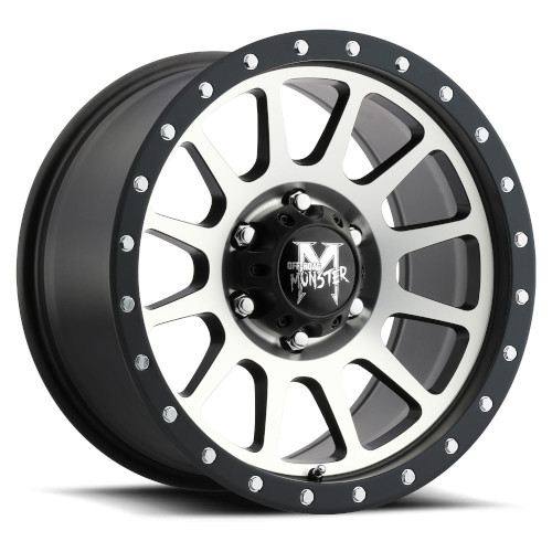 Off-Road Monster M10 Flat Black Machined - Part Number M10852700BM Off-Road Monster M10 Flat Black Machined Photo