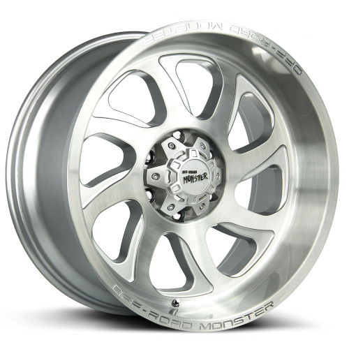 Off-Road Monster M22 Brushed Face Silver - Part Number M22212635N44BFS Off-Road Monster M22 Brushed Face Silver Photo