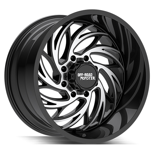 Off-Road Monster M29 Gloss Black Machined - Part Number M29212528N44GBM Off-Road Monster M29 Gloss Black Machined Photo