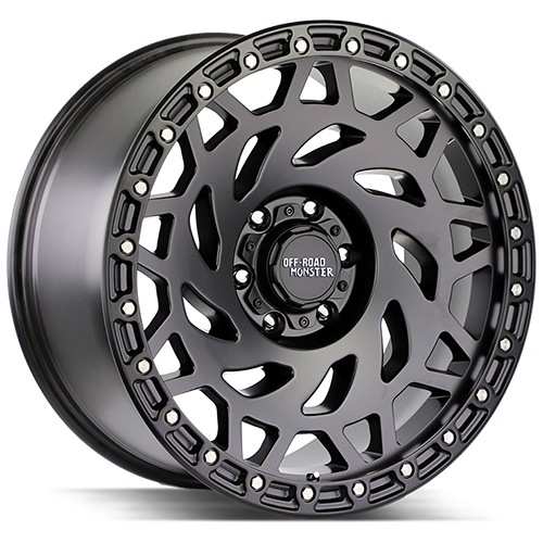 Off-Road Monster M50 Gloss Black W/ Black Ring - Part Number M50752700GBBR Off-Road Monster M50 Gloss Black W/ Black Ring Photo