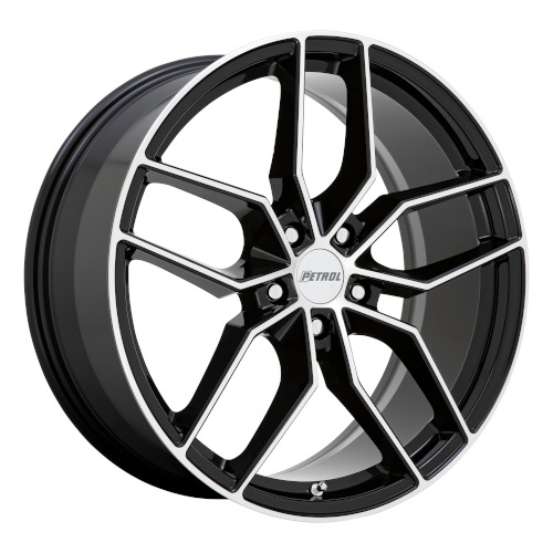 Petrol P5C Gloss Black W Machined Lip - Part Number 1780P5C405115B76 Petrol P5C Gloss Black W Machined Lip Photo