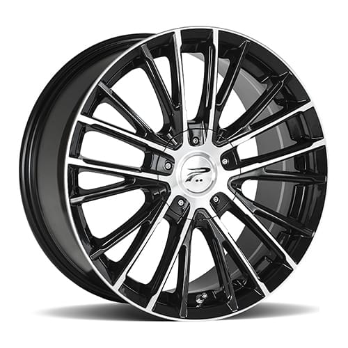 Platinum Genesis 437 Gloss Black W/ Diamond Cut - Part Number 437-8818U+40 Platinum Genesis 437 Gloss Black W/ Diamond Cut Photo