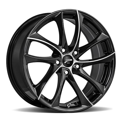 Platinum Gyro 438 Gloss Black W/ Diamond Cut - Part Number 438-8843U+35 Platinum Gyro 438 Gloss Black W/ Diamond Cut Photo