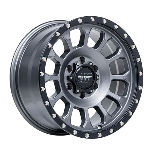 Pro Comp Rockwell PA34 Matte Graphite W/ Black Lip - Part Number PXA2634-78583 Pro Comp Rockwell PA34 Matte Graphite W/ Black Lip Photo