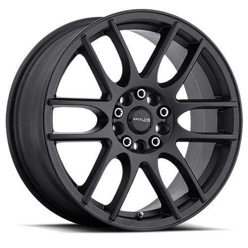 Raceline Mystique 141 Satin Black - Part Number 141B-67086+40 Raceline Mystique 141 Satin Black Photo