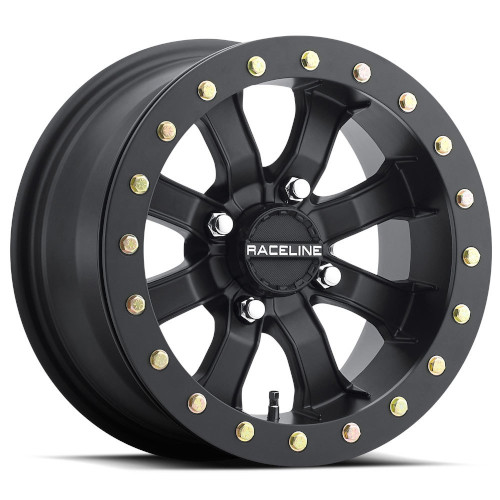 Raceline A71B UTV Mamba Beadlock Satin Black - Part Number A71B-57037-T-00 Raceline A71B UTV Mamba Beadlock Satin Black Photo