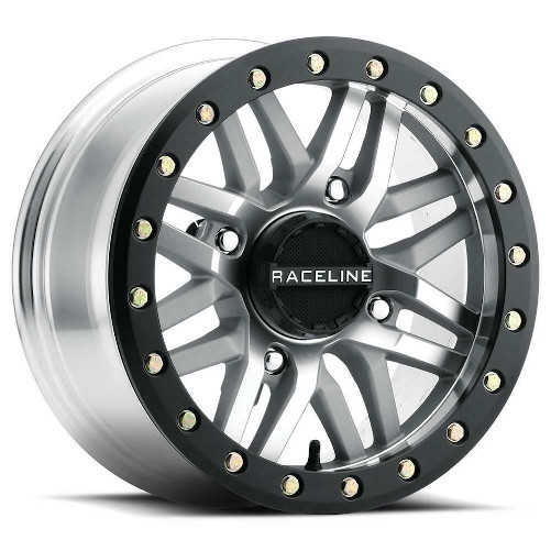 Raceline A91 UTV Ryno Beadlock Black Machined Photo