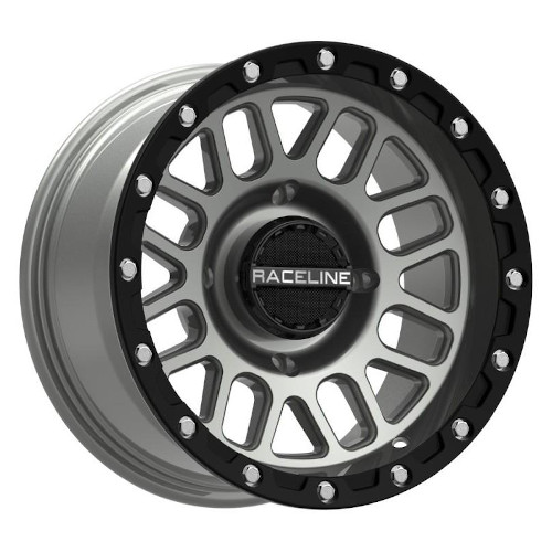 Raceline A93 UTV Podium Beadlock Stealth Gray - Part Number A93SG-47037+10 Raceline A93 UTV Podium Beadlock Stealth Gray Photo