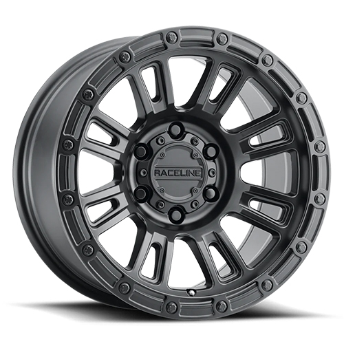 Raceline Compass 956B Satin Black - Part Number 956B-79050-12 Raceline Compass 956B Satin Black Photo