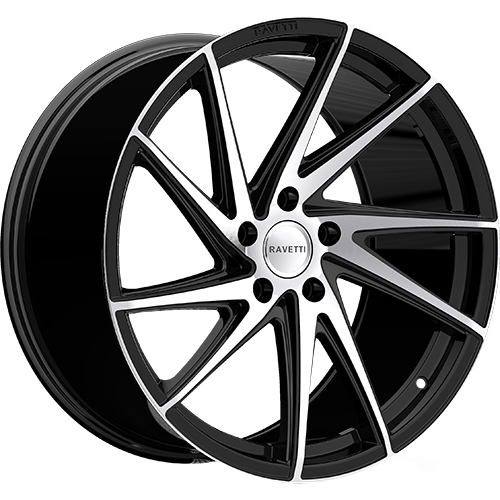 Ravetti RAV-M10 Black Machined - Part Number RAV-M10-2864BM Ravetti RAV-M10 Black Machined Photo