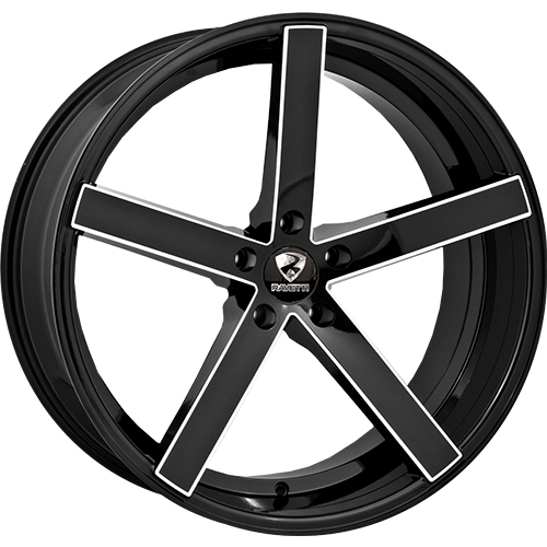 Ravetti RAV-M1 Black Milled - Part Number RAV-M1-2874BMW Ravetti RAV-M1 Black Milled Photo