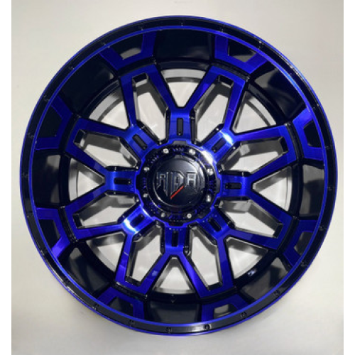 Red Dirt Road RD25 Black Machined w/ Blue Tint